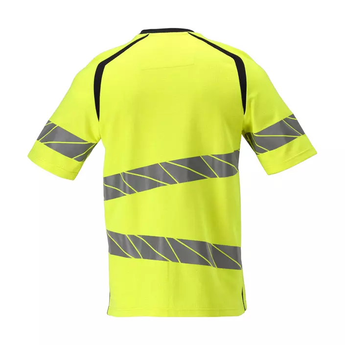 Mascot Accelerate Multisafe T-shirt, Hi-Vis Gul/Mørk Marine, large image number 1