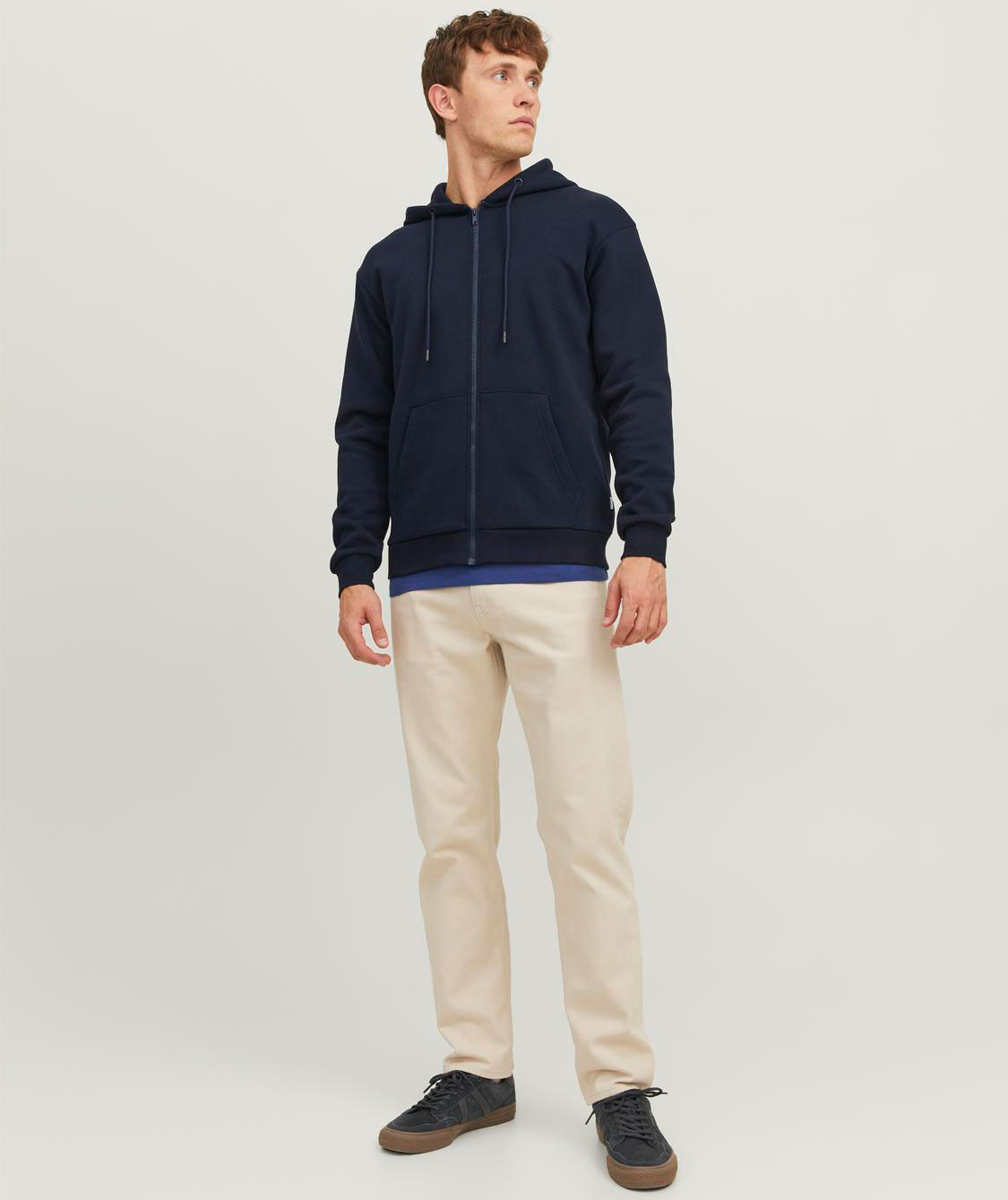 Jack & Jones JJEBRADLEY Hoodie mit Rei&szlig;verschluss, Navy Blazer, large image number 7