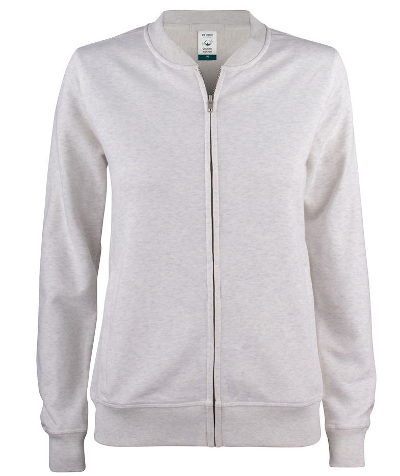 Clique Premium OC Damen Cardigan, Hellgrau meliert, large image number 0