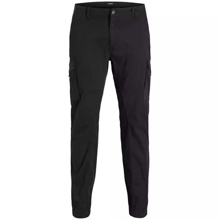 Jack & Jones JPSTPAUL JJFLAKE Plus Size Cargo trousers, Black, large image number 0
