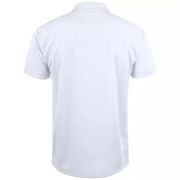 Clique Basic Active  polo T-skjorte, Hvit, large image number 1