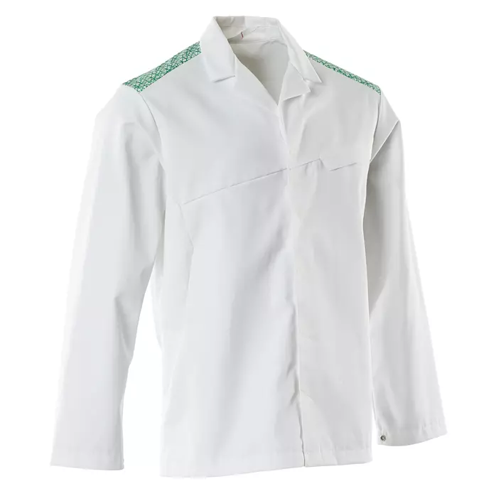 Mascot Food & Care HACCP-godkjent  jakke, Hvit/Gressgrønn, large image number 3