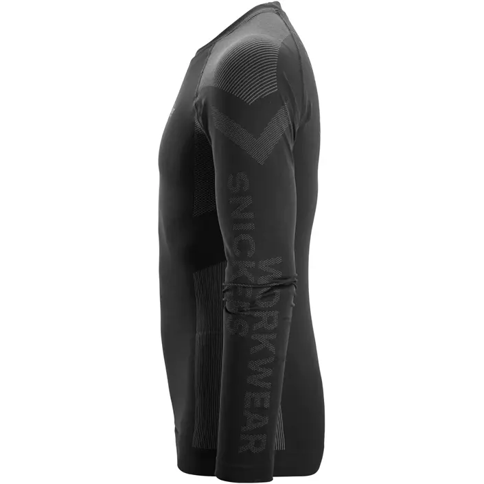 Snickers baselayer trøje 9491, Black/Grey, large image number 6