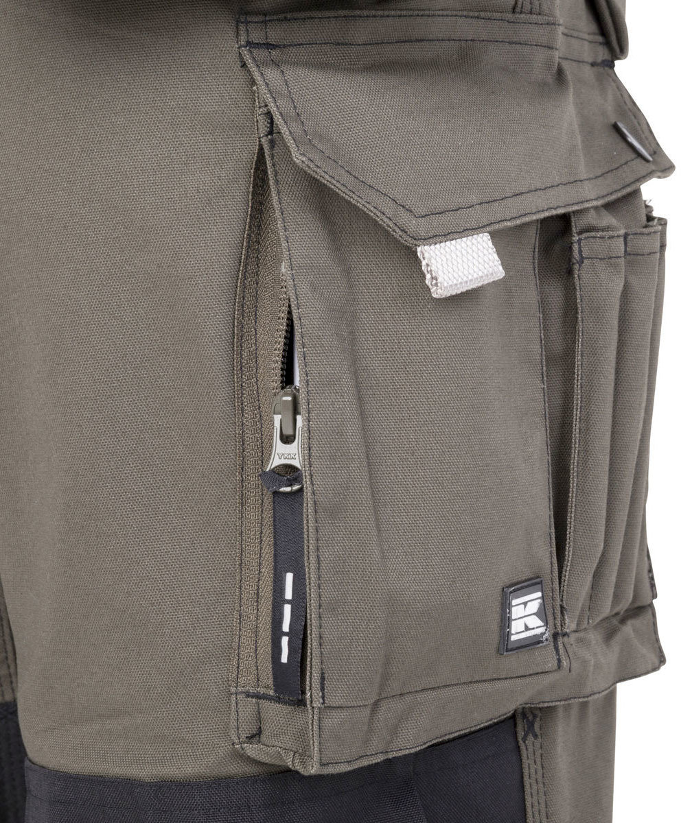 Kramp Technical Handwerkerlatzhose, Olivgr&uuml;n, large image number 6