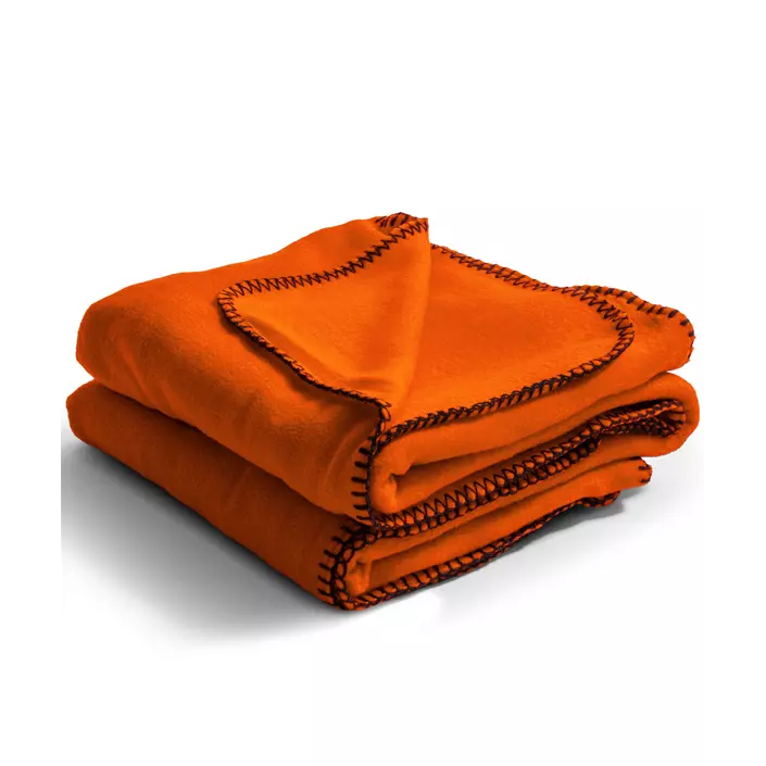 Nightingale Fleece blanket, Orange, Orange, large image number 0