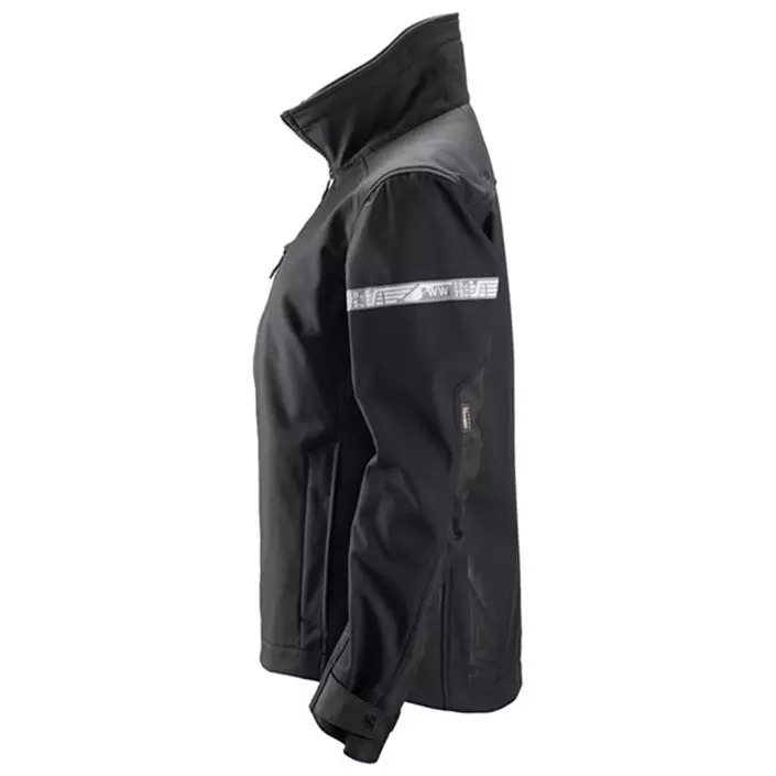Snickers AllroundWork women's softshell jacket 1207, Black, large image number 2