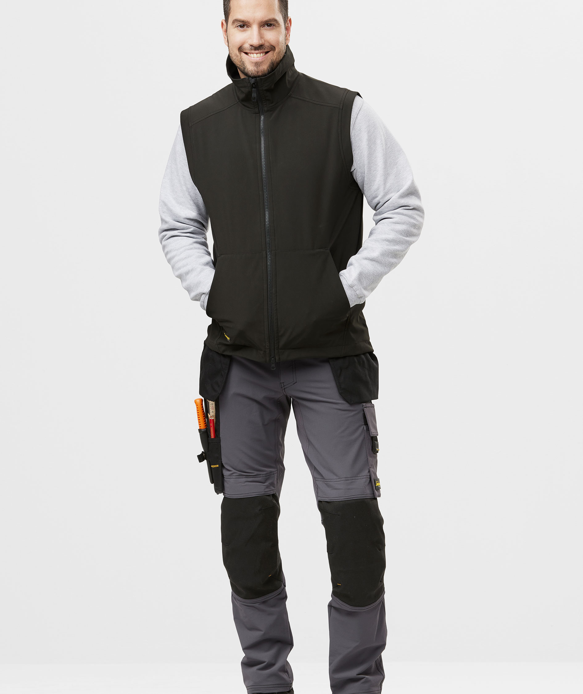 Snickers Sweatshirt 2810, Hellgrau