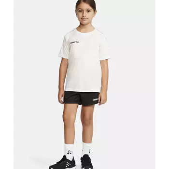 Craft Squad 2.0 Contrast T-skjorte for barn, White