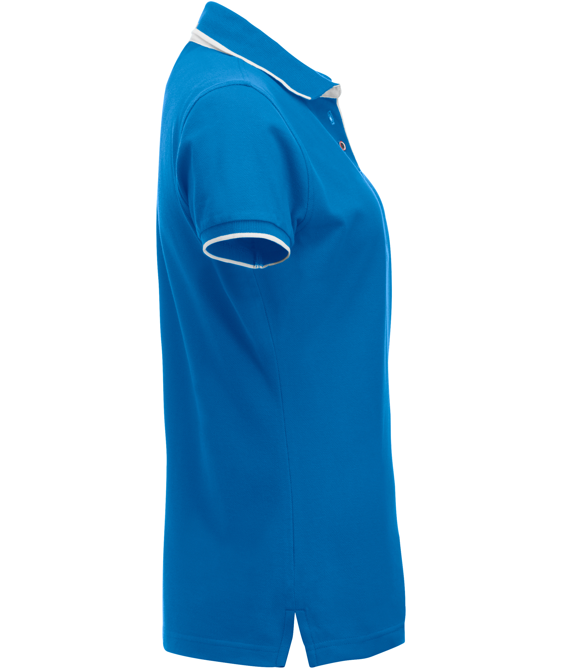 Clique Seattle women's polo shirt, Blue/White, large image number 2