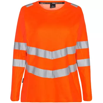 Engel Safety langermet dame T-skjorte, Hi-vis Orange