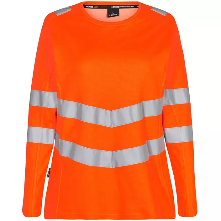 Engel Safety langærmet dame T-shirt, Hi-vis Orange, large image number 0