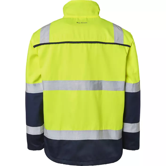 Top Swede work jacket 3816, Hi-Vis Yellow/Navy, large image number 1