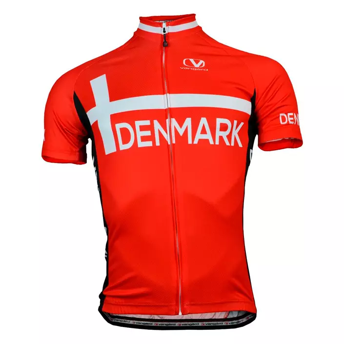 Vangàrd Denmark short-sleeved jersey, Red, large image number 0