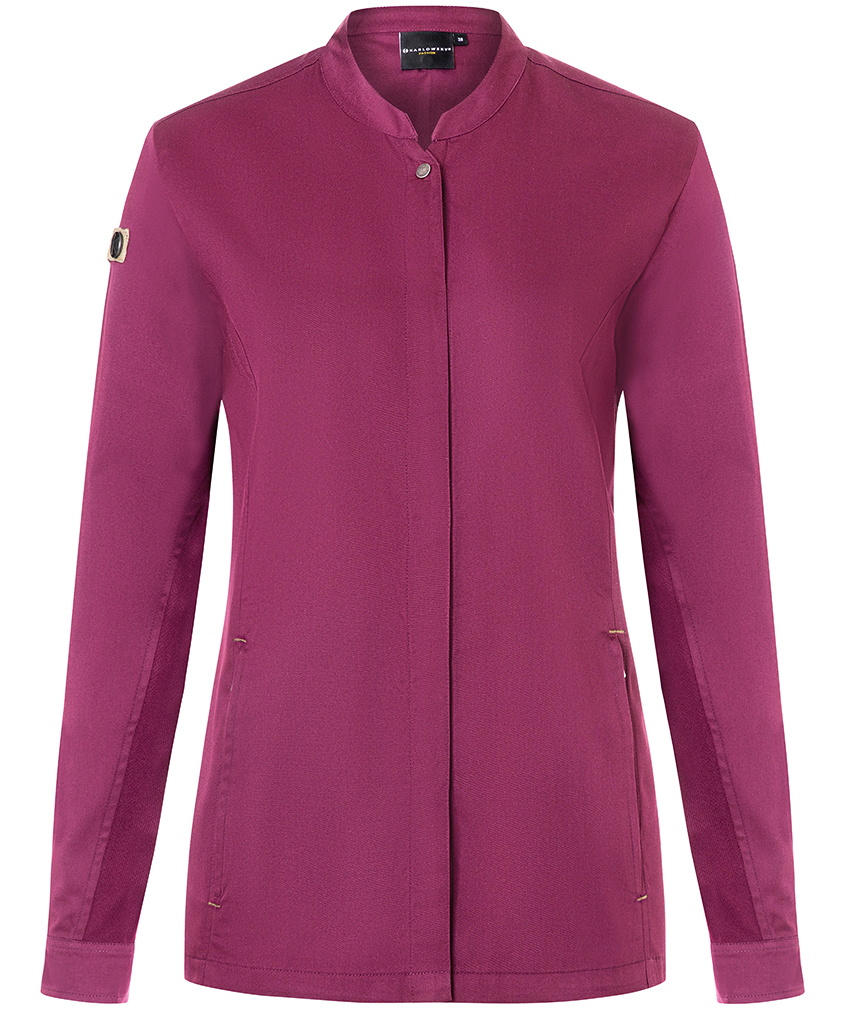 Karlowsky Green-Generation dame kokkejakke, Fuchsia, Fuchsia, swatch