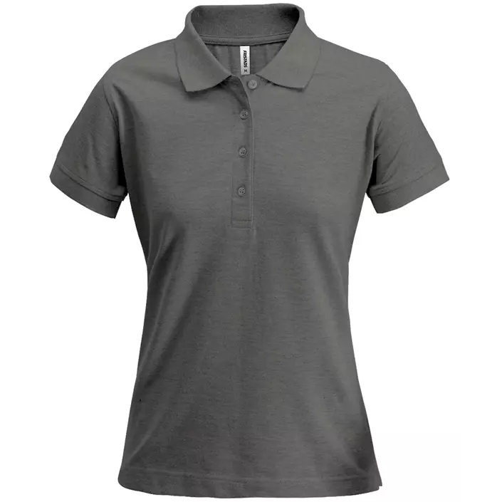 Fristads Acode Heavy dame Polo T-skjorte, Mørkegrå, large image number 0
