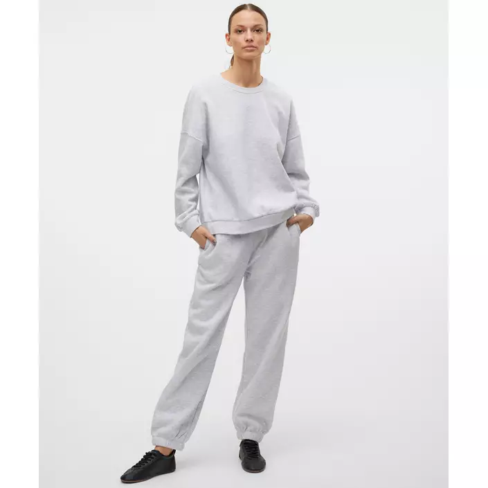 Vero Moda VMSONJA dame sweatshirt, Light Grey Melange, large image number 1