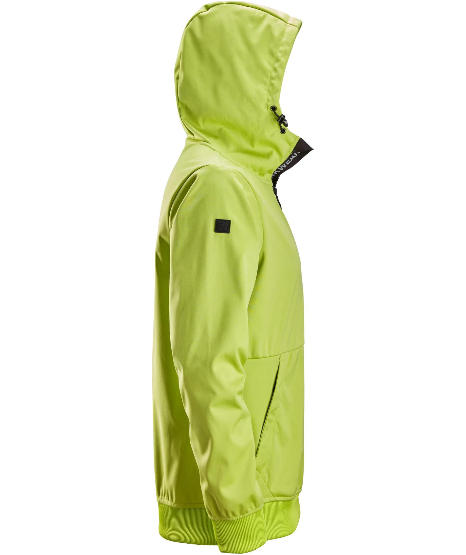 Snickers FlexiWork Windblocker softshell hettegenser 8400, Lime, large image number 2