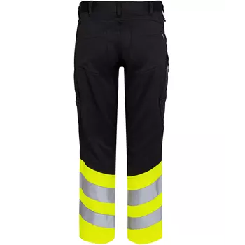 Engel Safety work trousers, Black/Hi-Vis Yellow