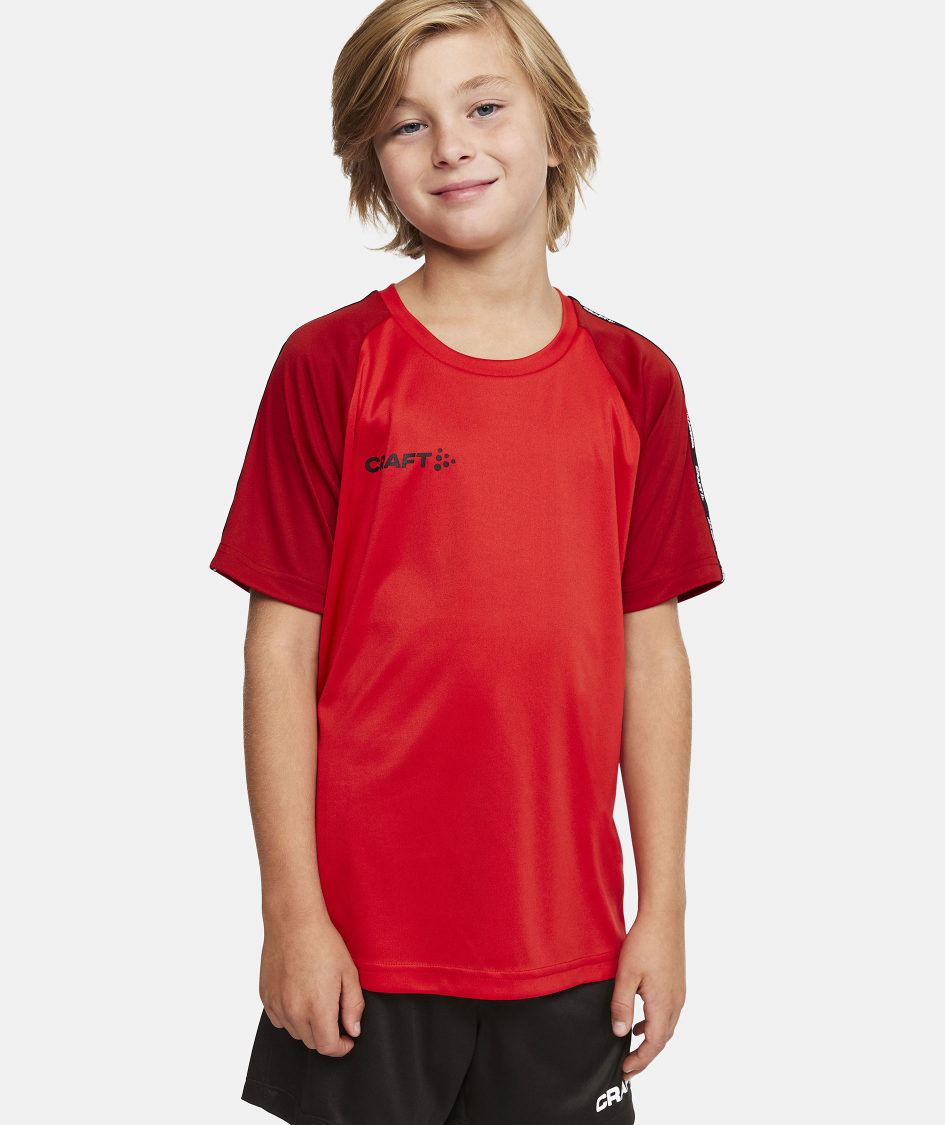Craft Squad 2.0 Contrast T-shirt for kids, Bright Red-Express, large image number 4
