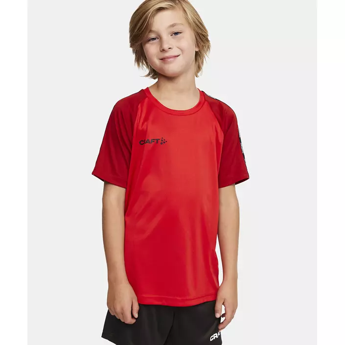 Craft Squad 2.0 Contrast T-shirt for kids, Bright Red-Express, large image number 4