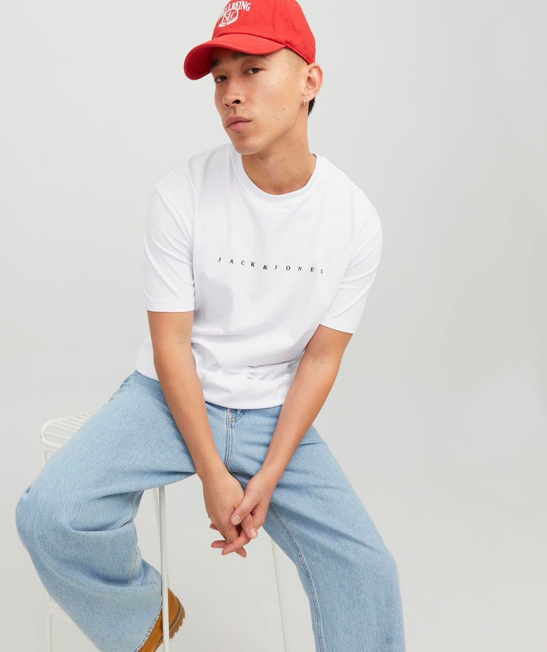 Jack & Jones JJESTAR T-shirt, White, large image number 6