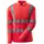 Mascot Safe Classic long-sleeved polo shirt, Hi-Vis Red, Hi-Vis Red, swatch