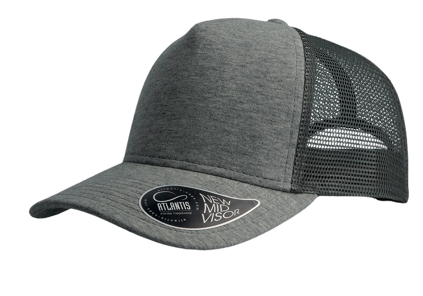 Atlantis Trucker Rapper jersey cap, Dark Grey