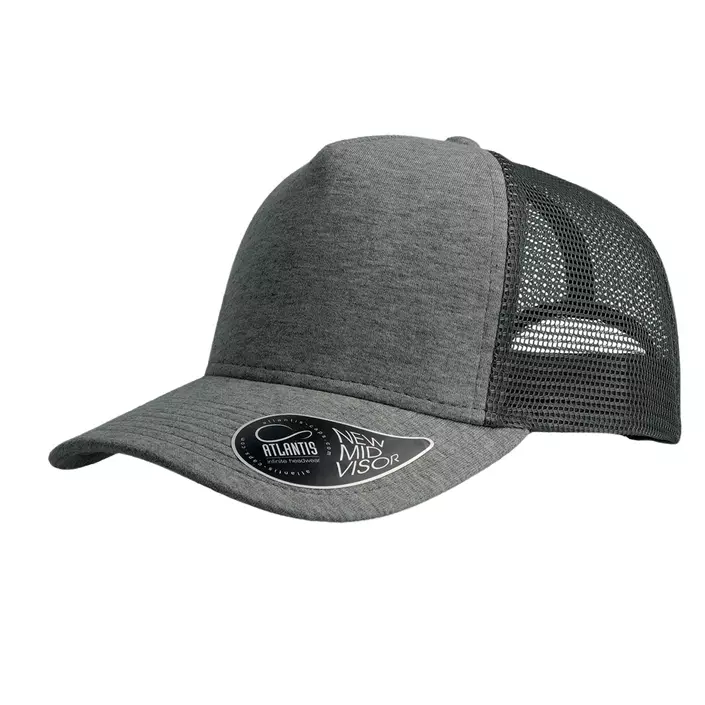 Atlantis Trucker Rapper jersey cap, Dark Grey, Dark Grey, large image number 0