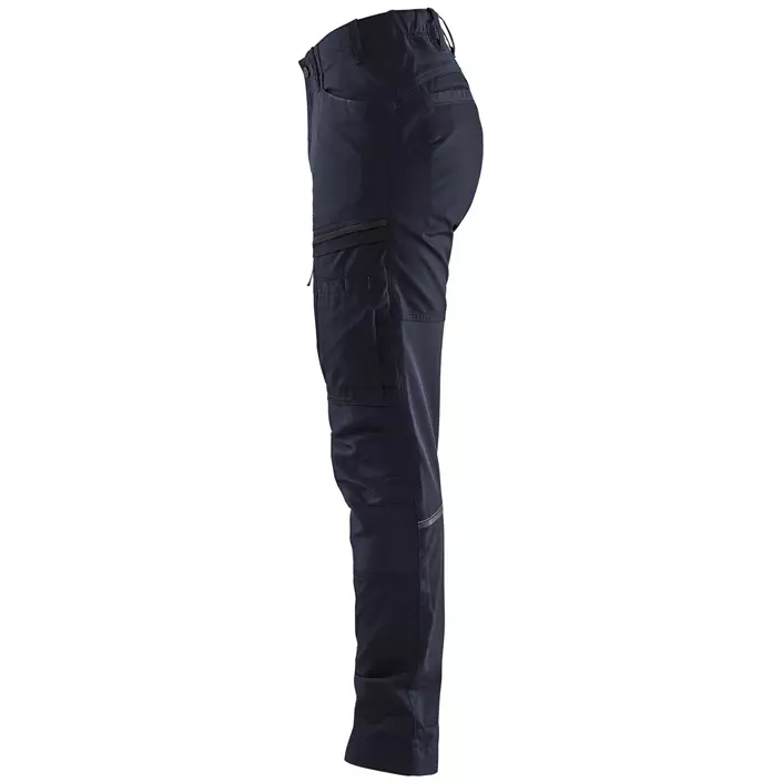 Blåkläder women's stretch service trousers, Navy/Black, large image number 3