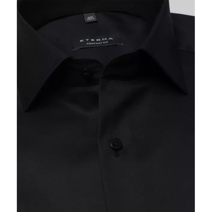 Eterna Cover Comfort fit shirt, Black, large image number 3