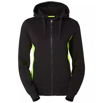 South West Ava women's hoodie, Black/Yellow