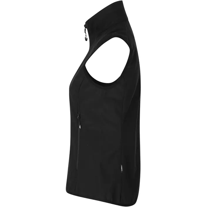 ID functional women's softshell vest, Black, large image number 2