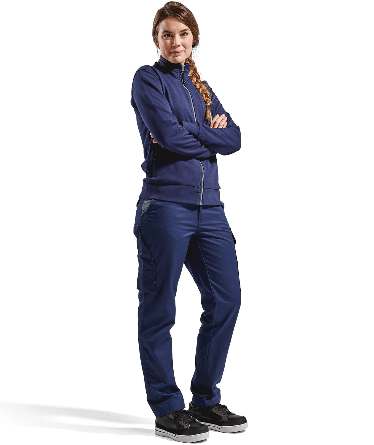 Bl&aring;kl&auml;der women's cardigan, Marine Blue