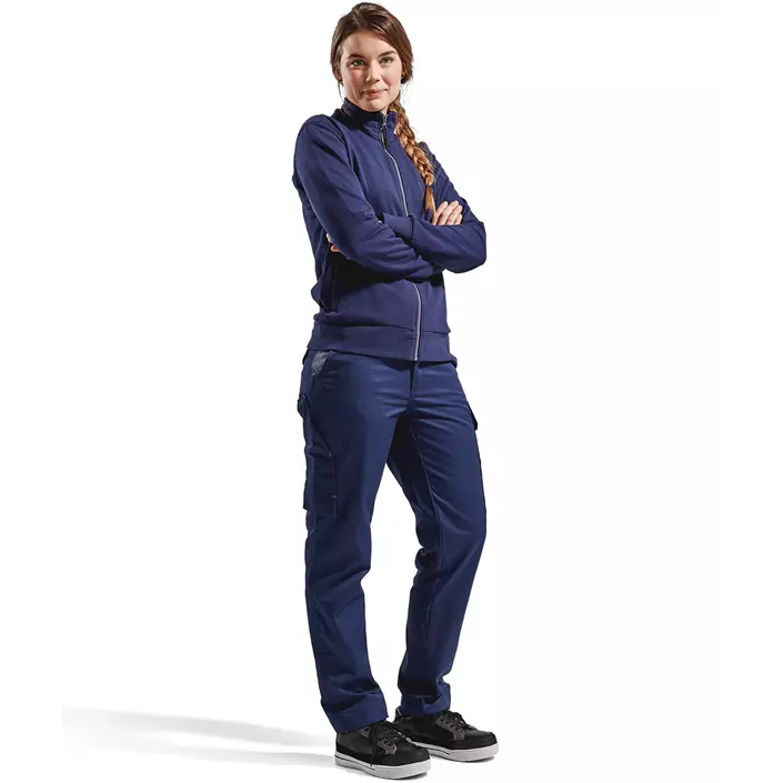 Blåkläder women's cardigan, Marine Blue, large image number 1