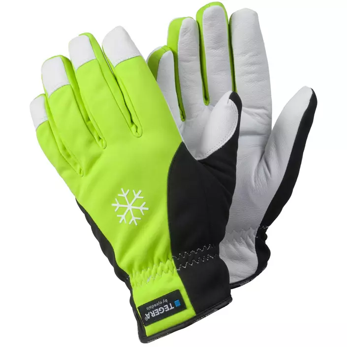 Tegera 293 winter work gloves, White/Green, large image number 0