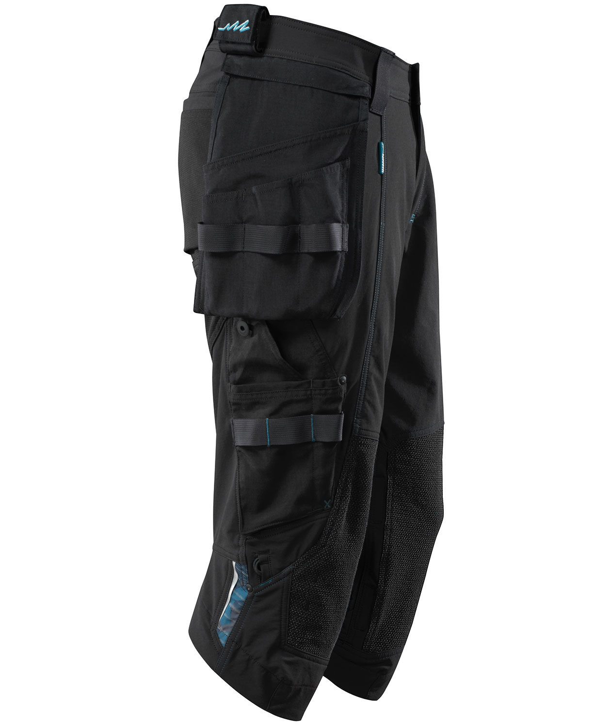 Mascot Advanced craftsman knee pants full stretch, Black, large image number 3