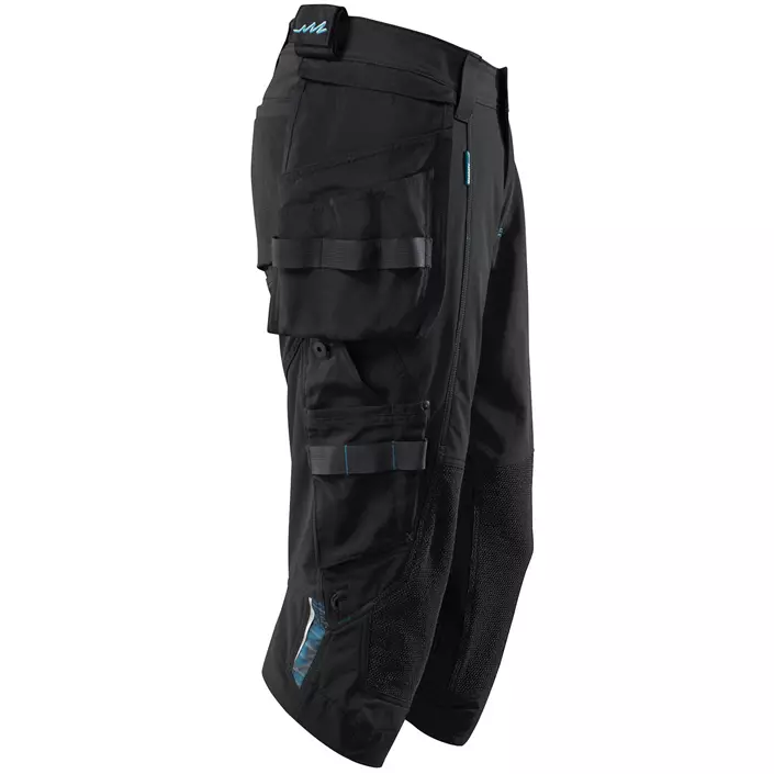 Mascot Advanced craftsman knee pants full stretch, Black, large image number 3