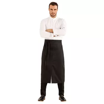 Kentaur apron with slit, Black