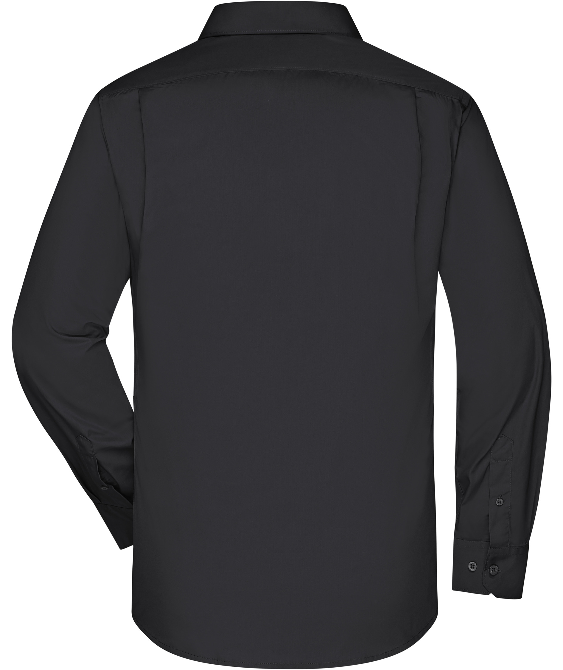 James & Nicholson modern fit  skjorta, Svart