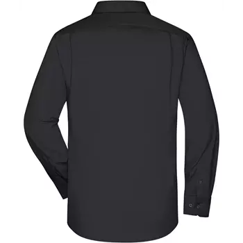James & Nicholson modern fit  skjorte, Svart