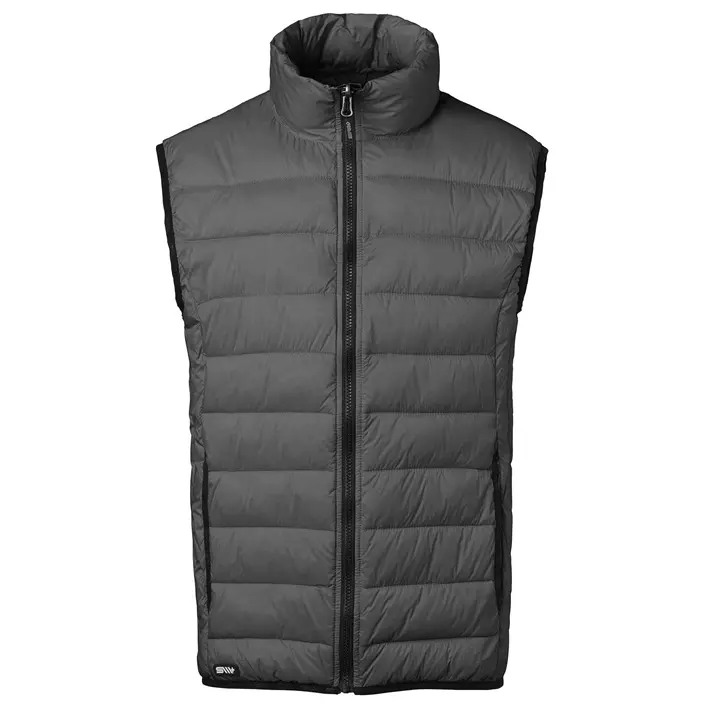 South West Ames quilted ﻿vest, Graphite, large image number 0