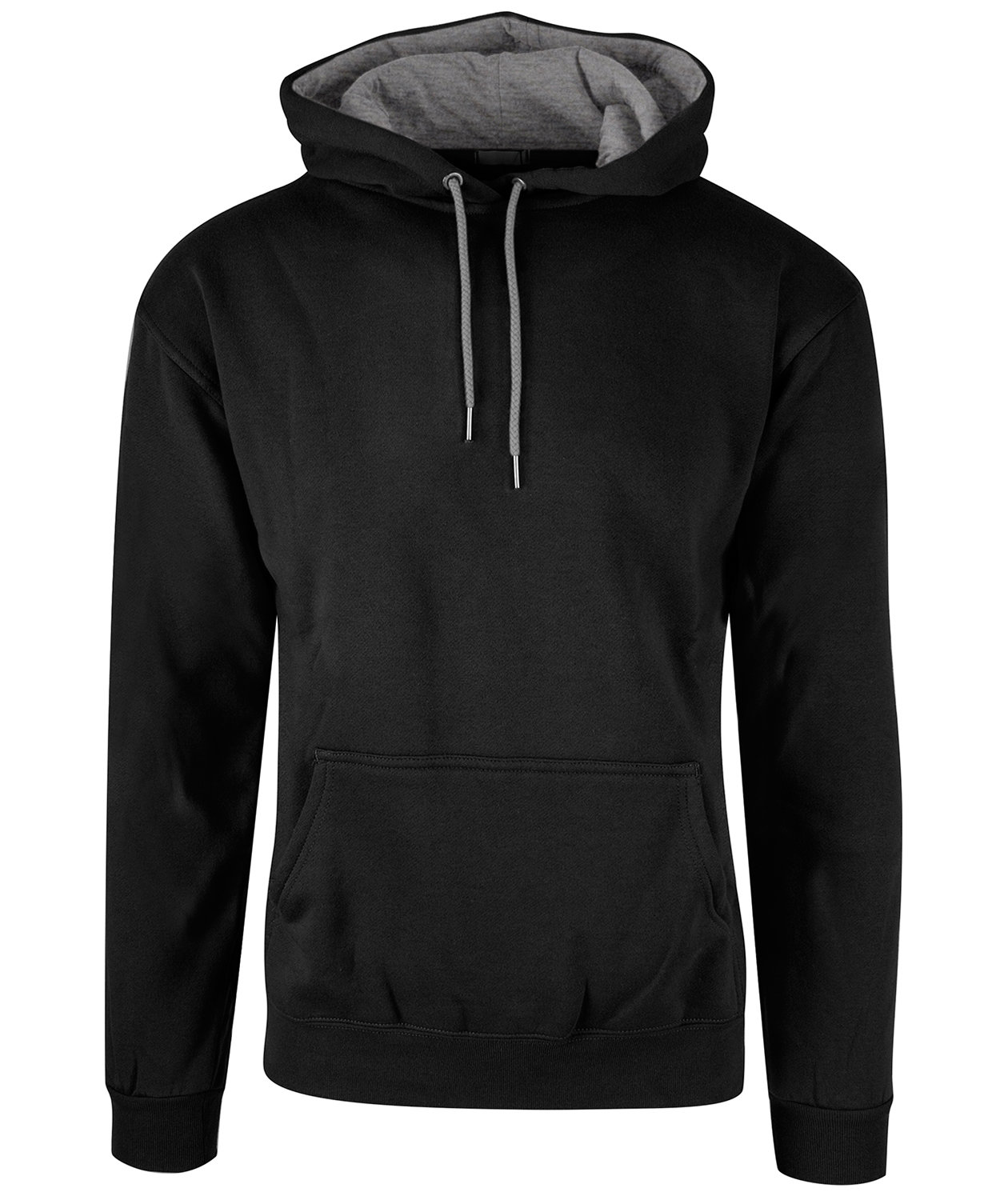 YOU Harlem hoodie, Svart/Gr&aring; melange, Svart/Gr&aring; melange, swatch