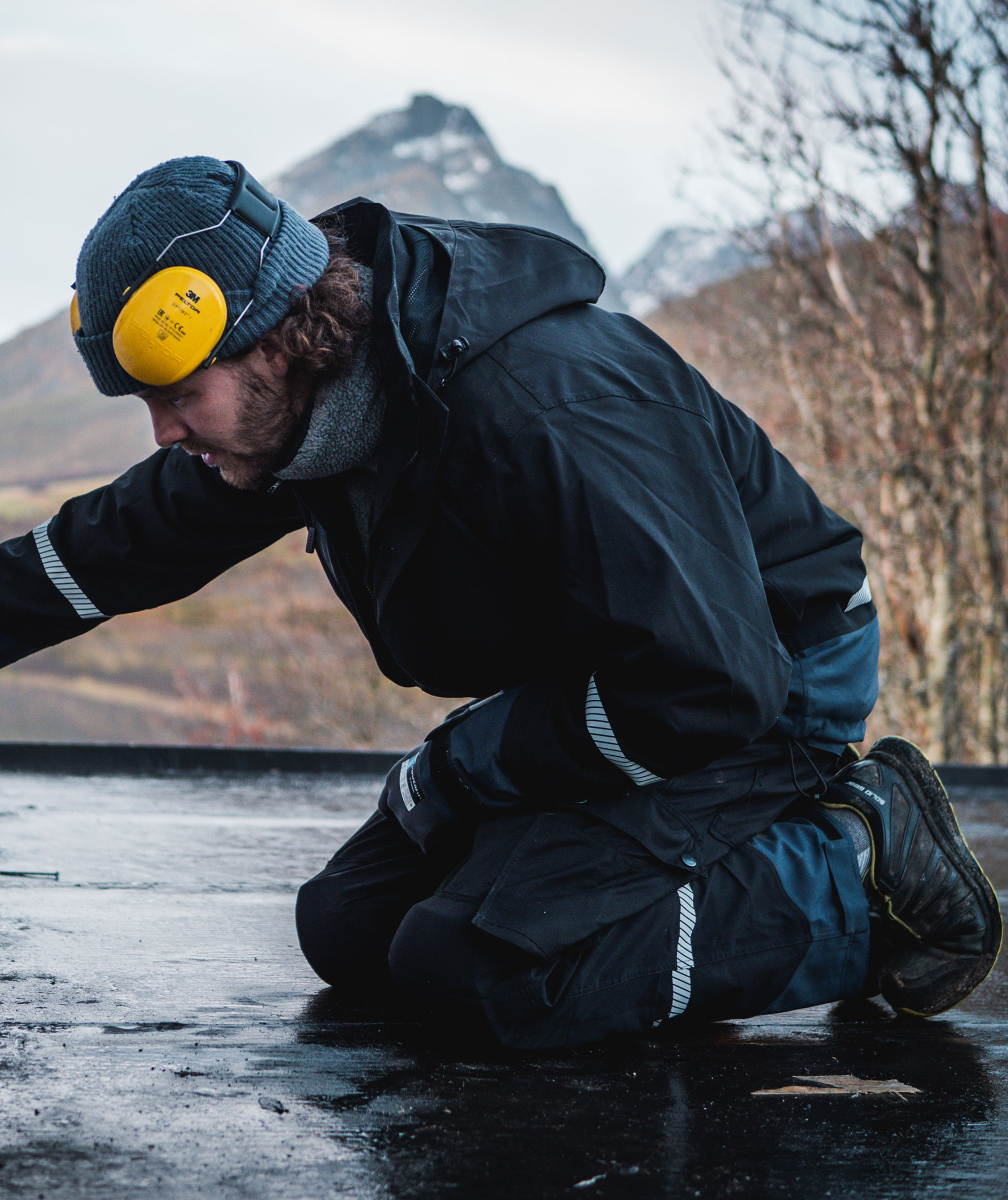 Lyngs&oslash;e Fox skalbyxa full stretch, Svart, large image number 3