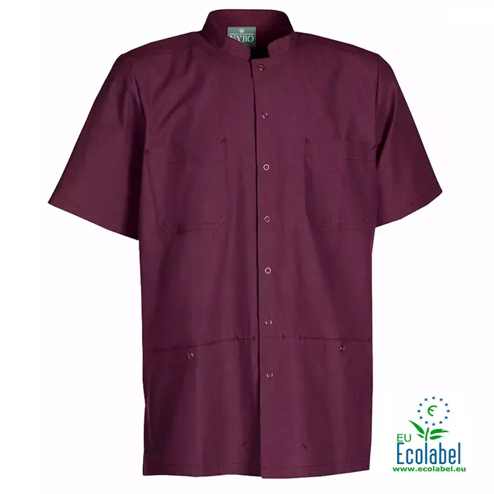 Nybo Workwear Nature kortärmad skjorta, Bordeaux, large image number 0