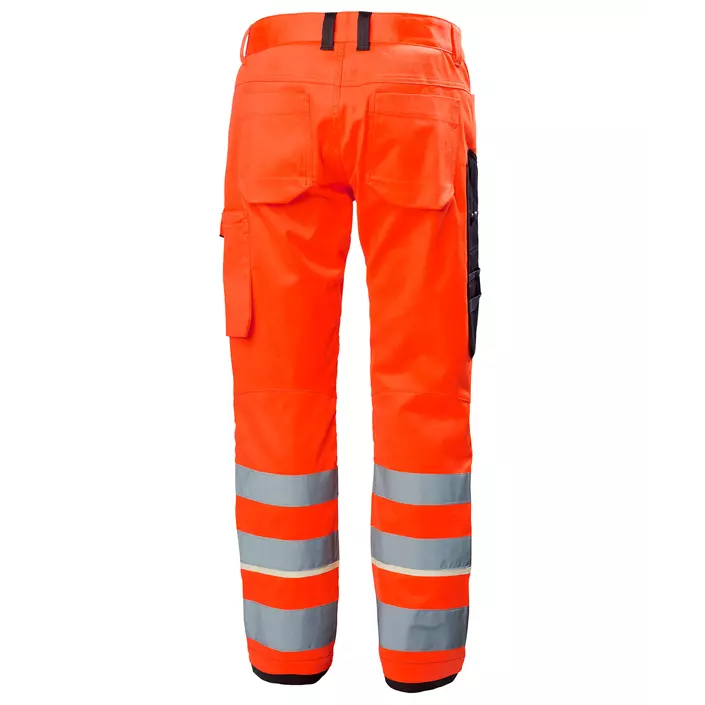 Helly Hansen UC-ME work trousers, Hi-Vis Red/Ebony, large image number 2