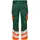 Engel Safety Light work trousers, Green/Hi-Vis Orange, Green/Hi-Vis Orange, swatch