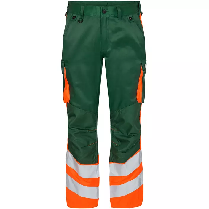 Engel Safety Light work trousers, Green/Hi-Vis Orange, large image number 0