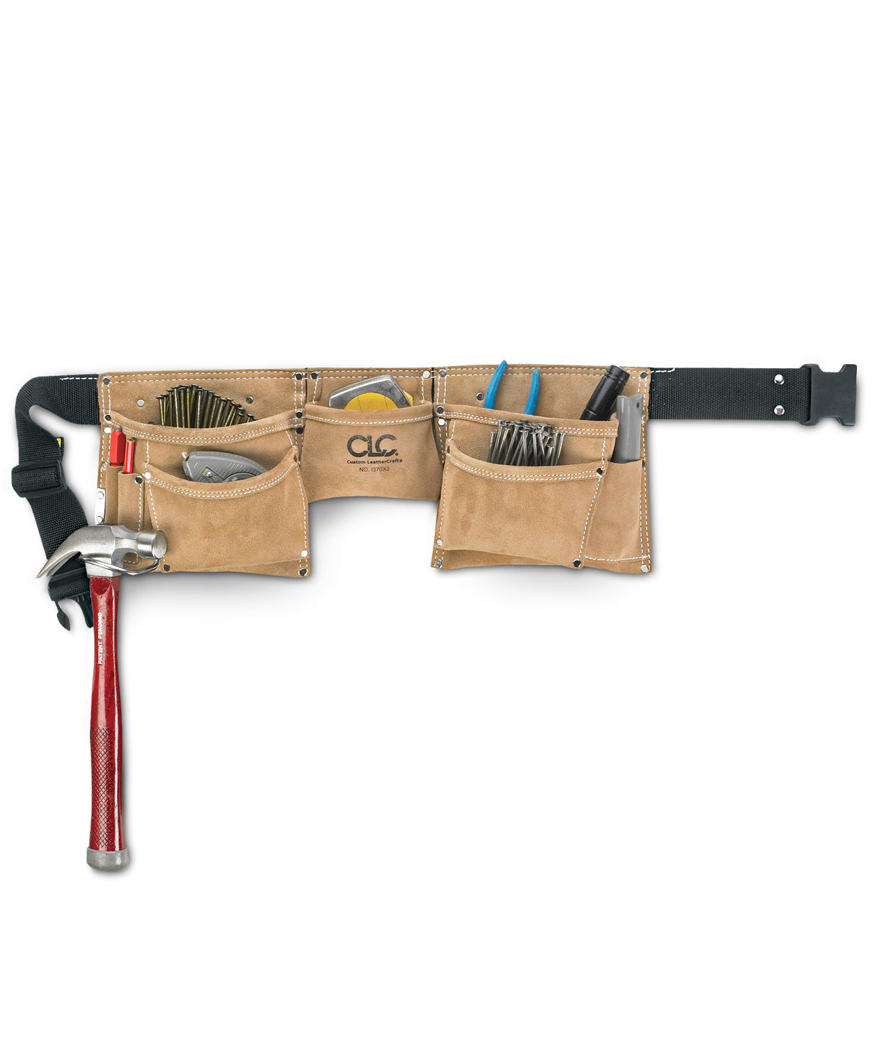 CLC Work Gear 70X3 l&auml;der verktygsb&auml;lte, Sand/Svart