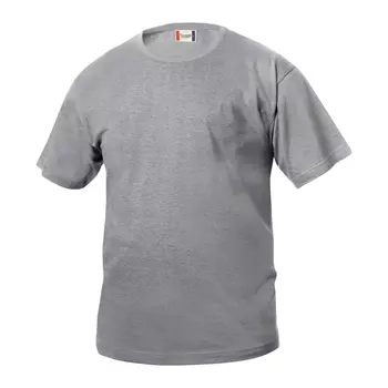 Clique Basic T-Shirt für Kinder, Grau Melange