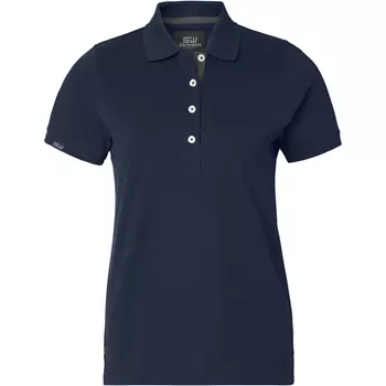 South West Wera women's polo shirt, Navy/Grey